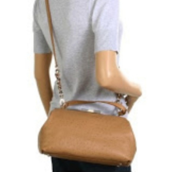 Kate Spade Victoria Falls Madeline Ostrich Satchel - Picture 8 of 9